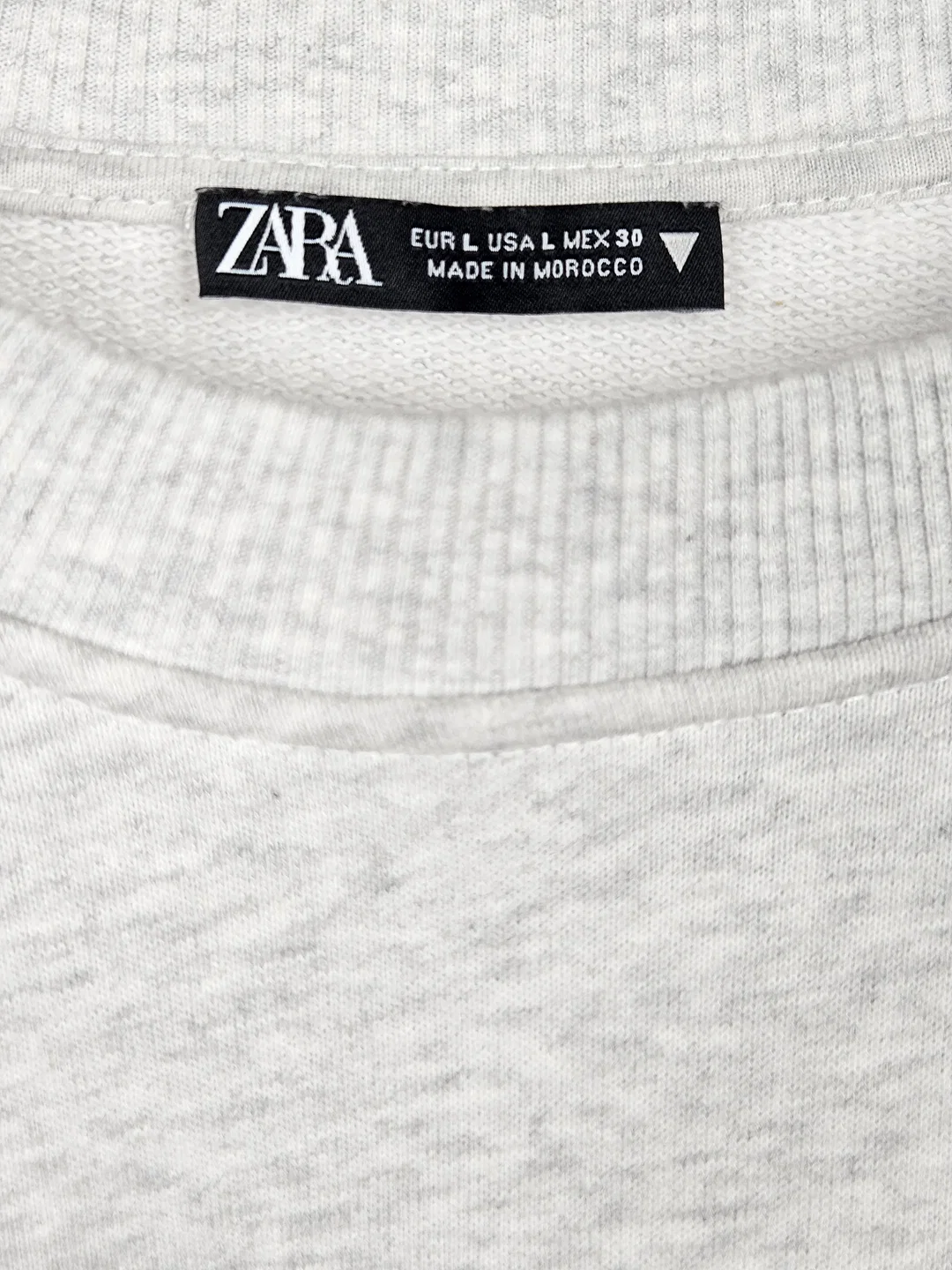 ZARA Herren Pulli, grau - Gr. L – Bild 4