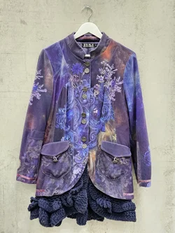 ETOILE DU MONDE Damen Jacke, blau - Gr. S