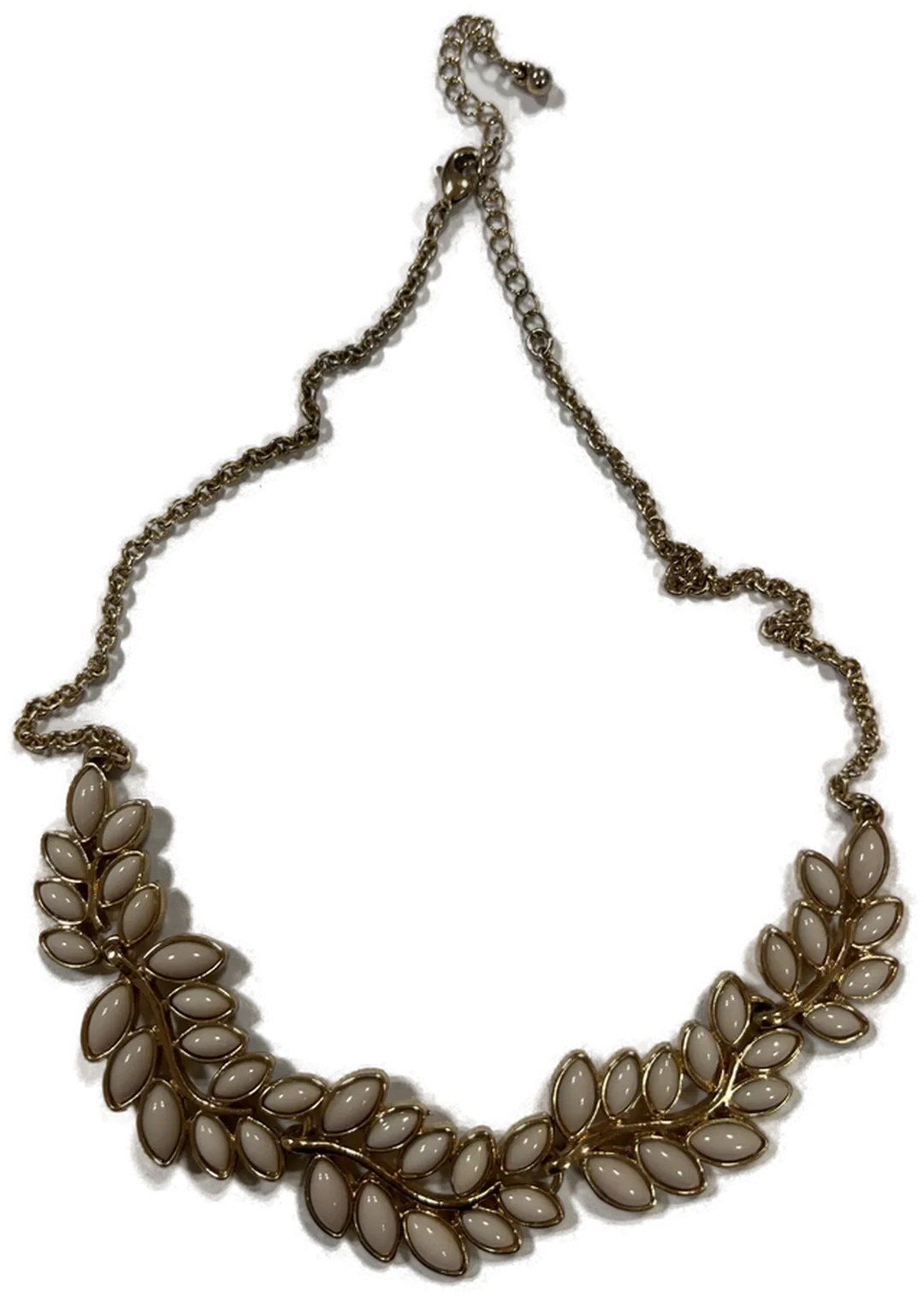 Blütenkette Modeschmuck Länge 44-54 cm - Bild 1