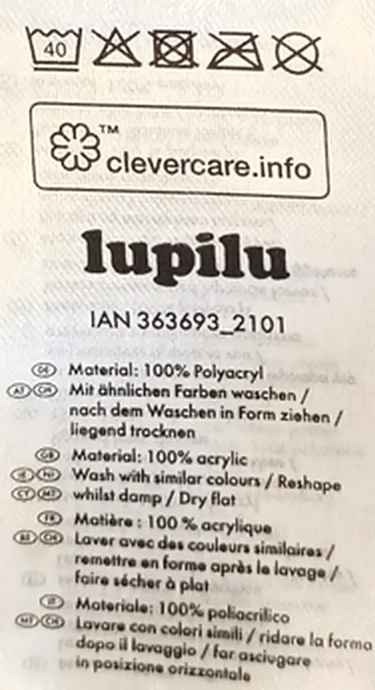 Lupilu Kinder Weihnachtspullover dunkelblau gemustert Gr. 110/116 – Bild 4