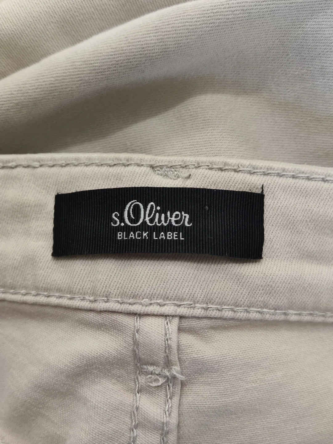 Damenhose s.Oliver Beige Baumwolle W38 L32 | Sommerleicht – Bild 3