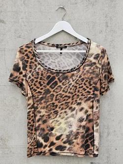 ROCCOBAROCCO Y2K Damen Vintage T-Shirt, Made in Italy - Gr. XXL