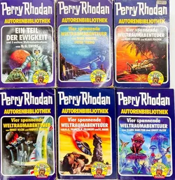 Bücher Perry Rhodan Autorenbibliothek 25 Jahre 6 Bände 1, 4, 37, 40, 53, 55 – Vorschau 2
