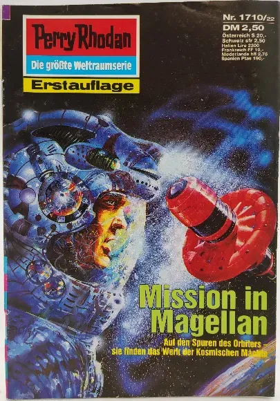 Romanheft Perry Rhodan Mission in Magellan Erstauflage Nr.1710 - Bild 1