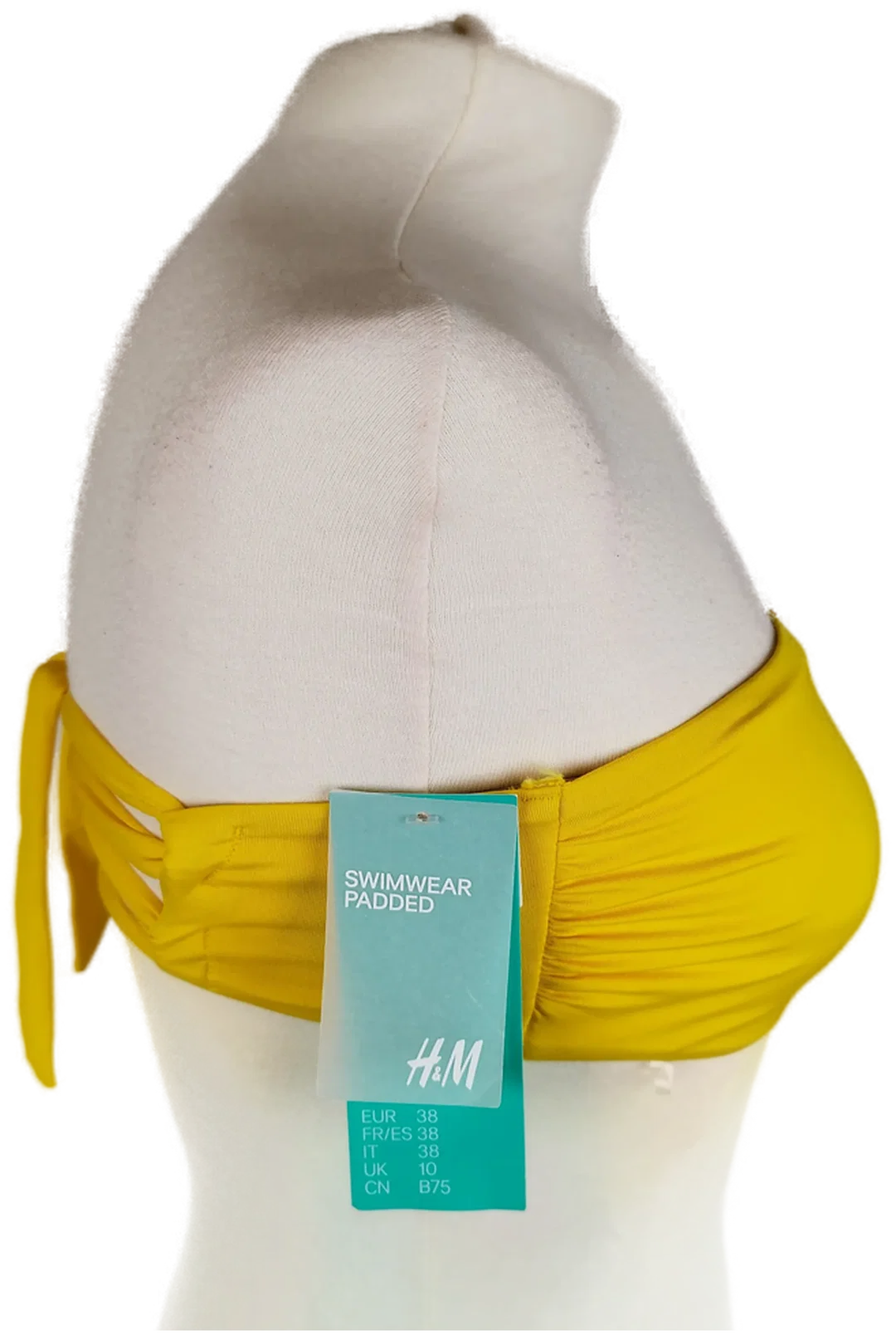 H&M Bade-Top - Gr. 38 / gelb - Bild 4
