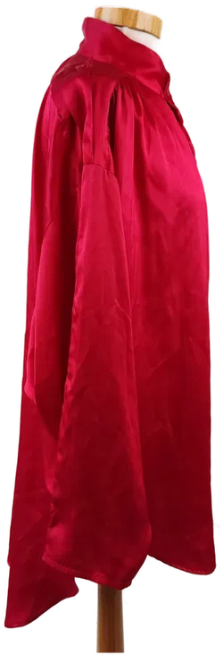 POMME Damen Satinbluse himbeerrot - Gr. L - Bild 2