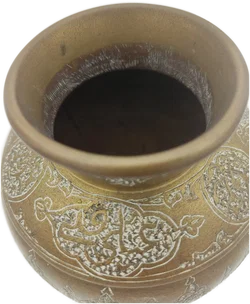 Islamische Arabische Kalligraphie Messingvase | Handgravierter Orientalische Charme - Bild 10