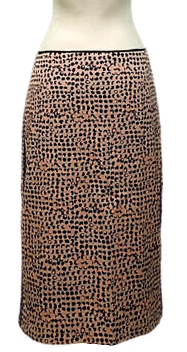 Marc Cain Damen Midirock mehrfarbig gepunktet Gr. XL – Bild 2