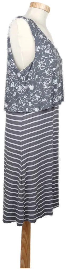 Gina Benotti Damen Midikleid, weiß/grau - Gr. S  - Bild 2