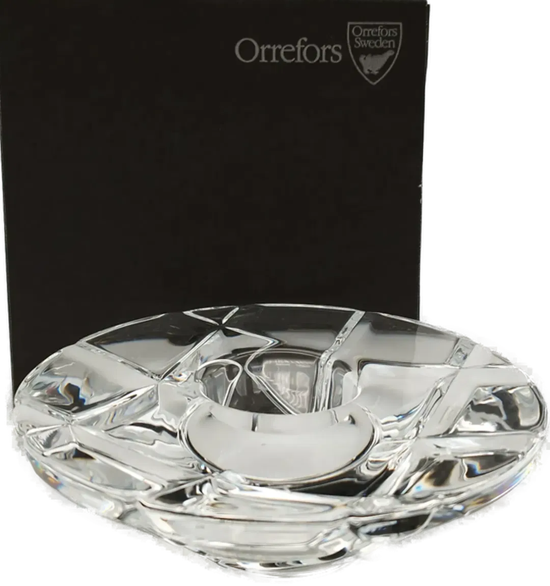 Glasteelichthalter, Orrefors Kosta Boda Glasmanufaktur Schweden  - Bild 1