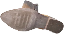 Damen Stiefeletten Wildlederoptik – Grau-Braun, Gr. 41, Western-Stil - Bild 3