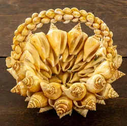 Muschelkorb Korb mit Tragegriff - Bild 3