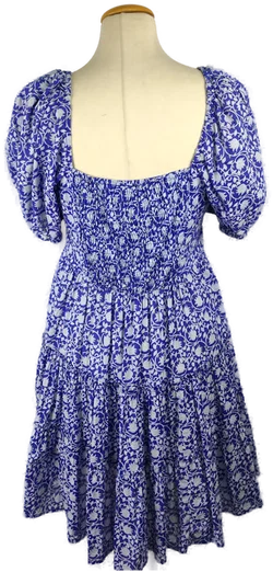 Minikleid Vero Moda Baumwolle Geblümt | Sommerleicht – Vorschau 3