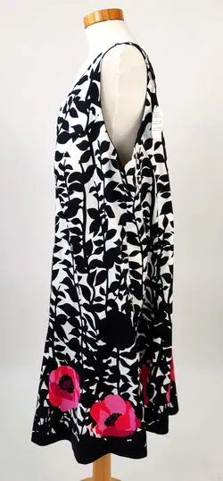 Sheego Damen Kleid mit Blumenmuster - Gr. 52 - Bild 3