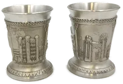 Korea University Schnaps-Zinnbecher (2 Stk.) - Bild 2