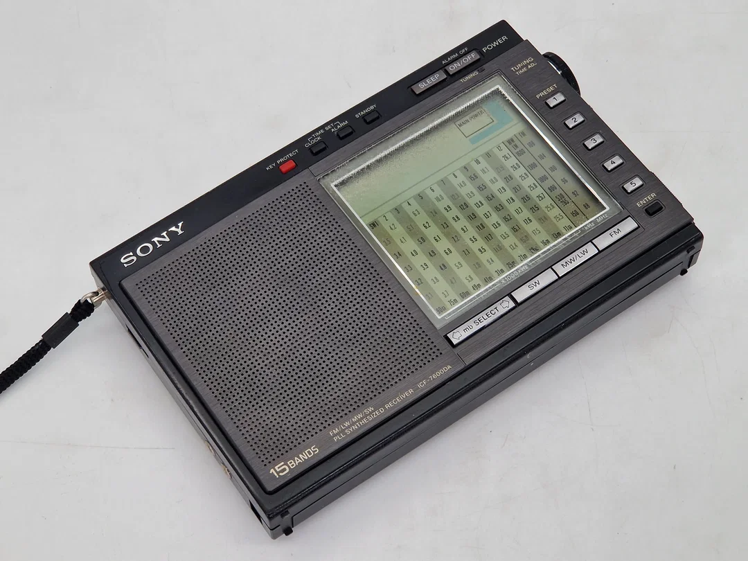 Sony ICF-7600DA Digitaler Weltempfänger / Radio - Schwarz (Ungeprüft / Bastlerware) – Bild 4