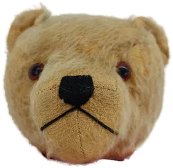 Vintage Teddybär hellbraun mit roter Schleife - Bild 5