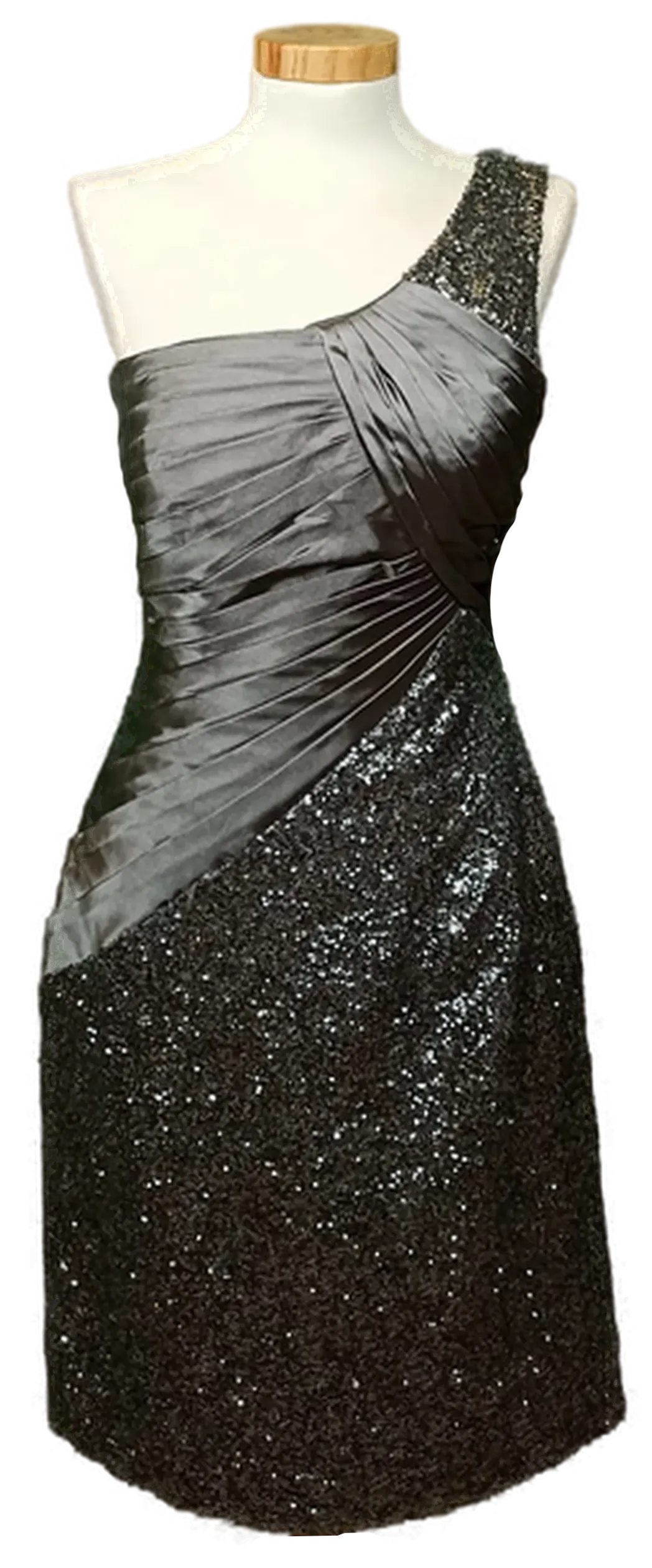 Magic Nights Damen-Midi-Cocktailkleid silber mit Pailletten Gr. S - Bild 1