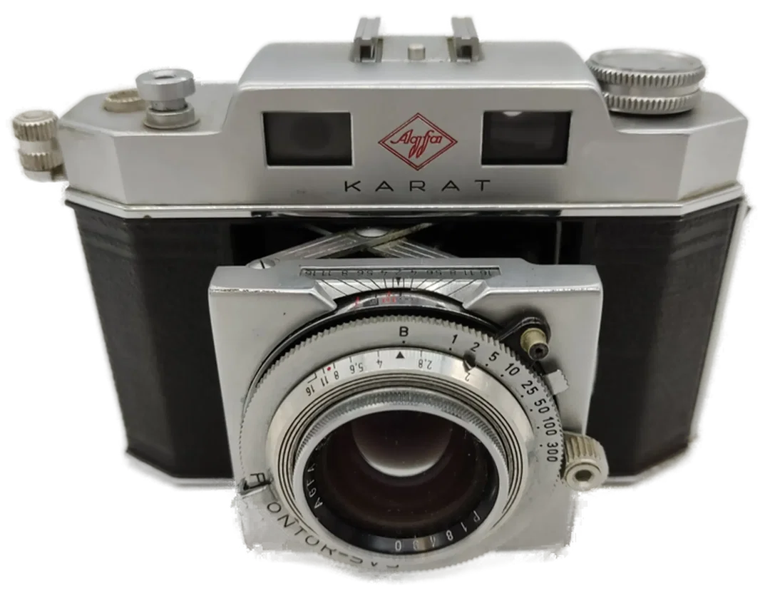Agfa Kamera Karat IV  mit Solinar 50mm mit Ledertasche "6015" – Bild 7