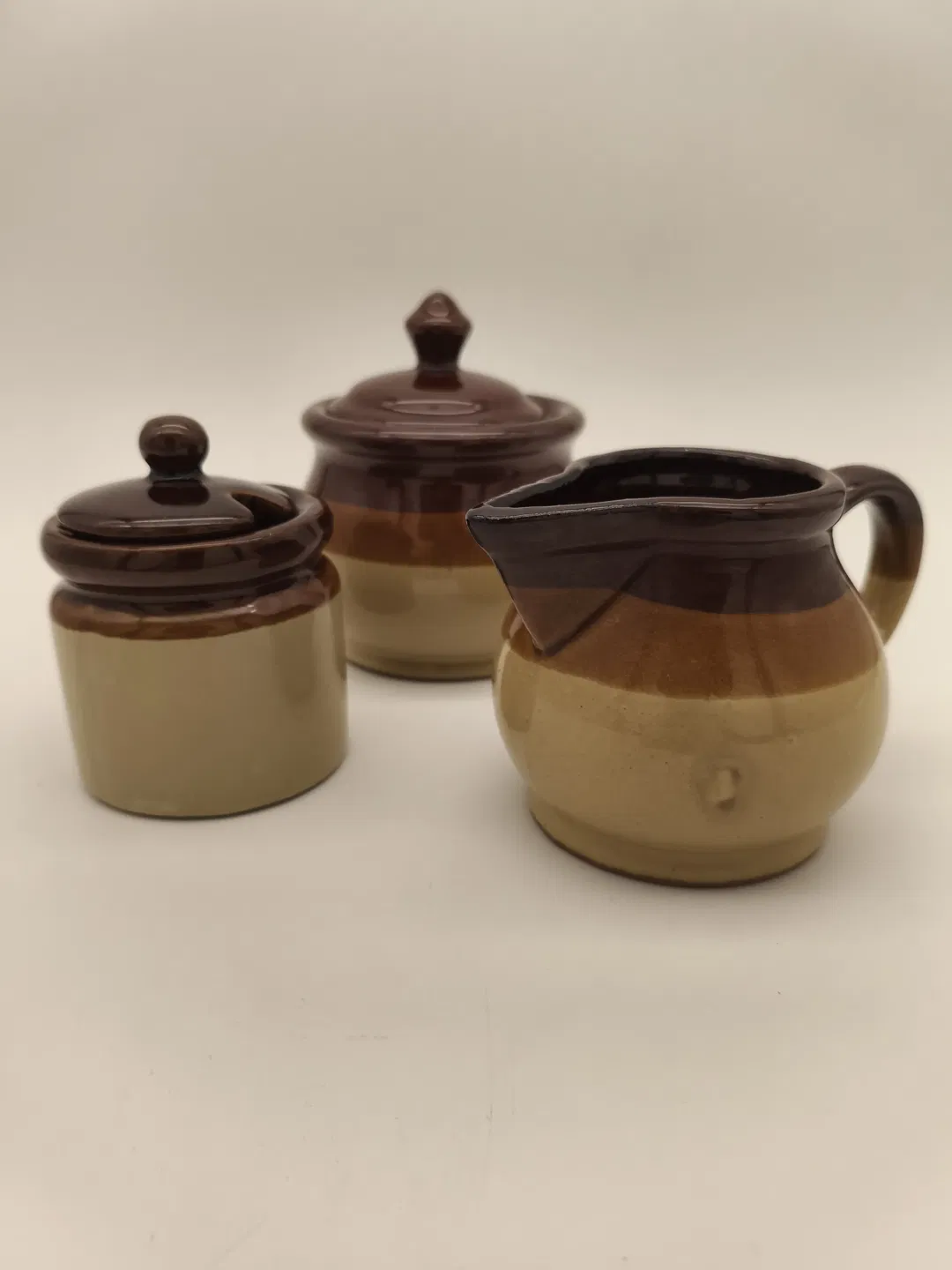 Konvolut Geschirr, Keramik braun, Vintage, 70er Retro - Bild 4
