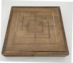 Altes  Schach/Mühle Spiel aus Holz - Bild 5