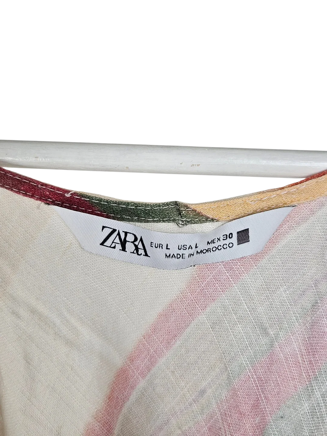 ZARA Damen Midi-Kleid, mehrfarbig - Gr. L / 40 – Bild 3