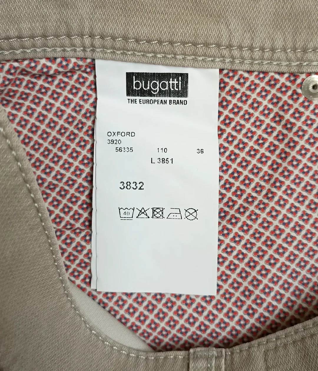 Bugatti Herren Jeans beige Gr. W38 L32 – Bild 5