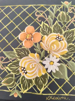 Holzkästchen mit Bauermalerei - Bild 2