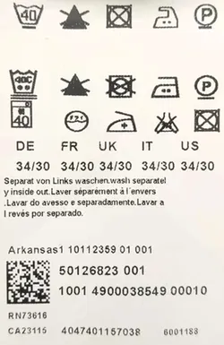 Boss Damen Jeans schwarz Gr. 34/30 - Bild 5