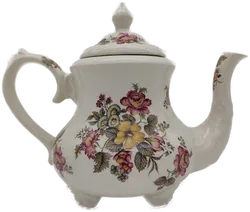 Arthur Wood Teekanne  England geblümt Höhe ca. 18 cm - Bild 2