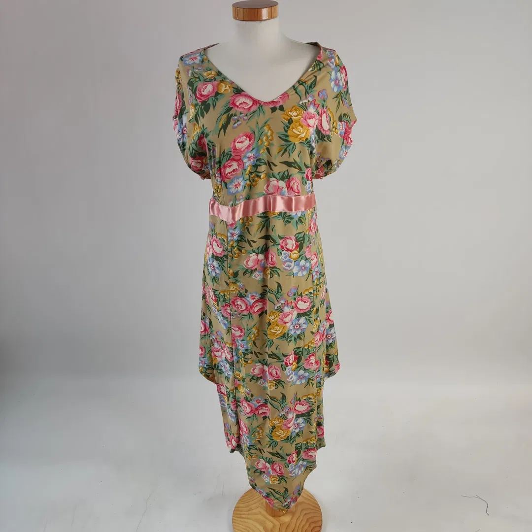 Geblümtes Damenkleid - 40 - Bild 3