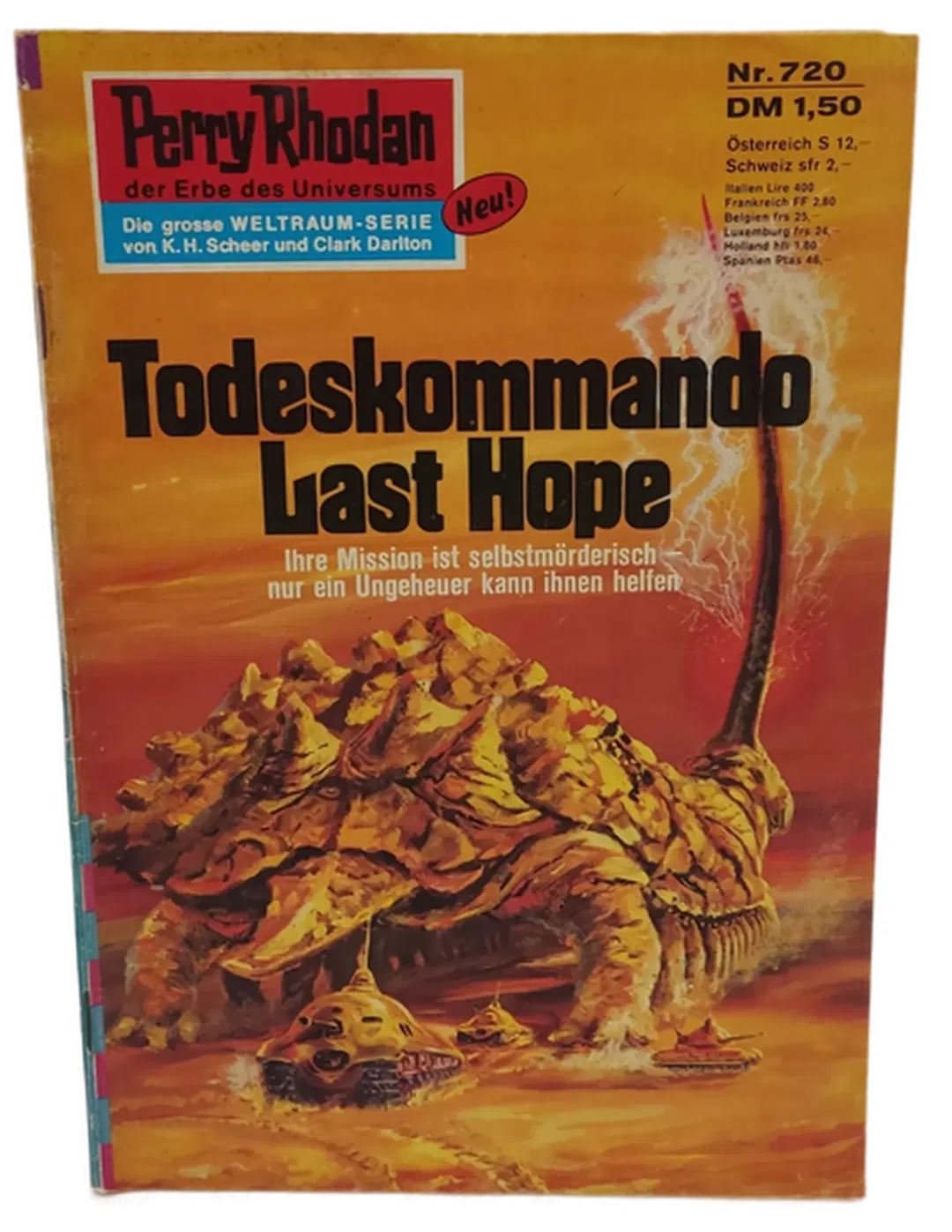 Romanheft Perry Rhodan Todeskommando Last Hope Erstauflage Nr.720 - Bild 1