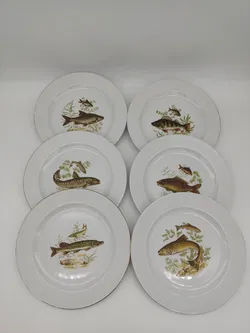 Vintage Fischteller - 6 Stück - Bild 12