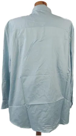 Charles Vögele Herrenhemd langarm blau gestreift - Gr. 48 - Bild 3