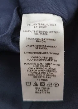 Minirock Ann Taylor Factory Dunkelblau | Business-Eleganz – Vorschau 6