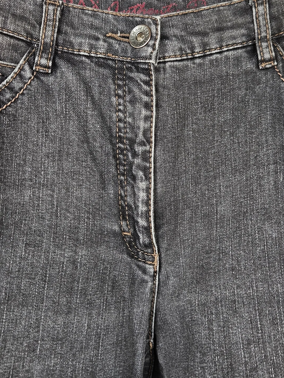 Brax Feelgood Damen Jeans, schwarz - Gr. D 40 – Bild 3