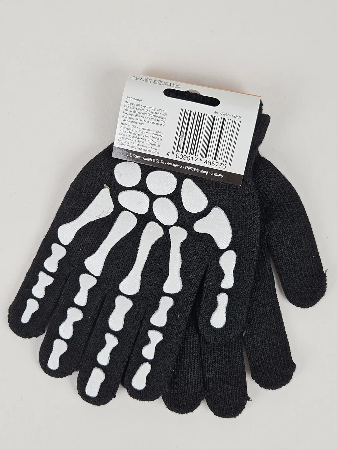 Halloween Zubehör #3 "Skelett-Handschuhe " – Bild 2