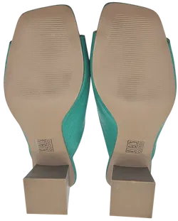 BETIECE Happy Feet Damen Leder Sandalen, grün - Gr. 39 - Bild 4