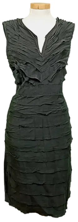 Marc Cain Damen Midikleid grau Gr. S - Bild 1