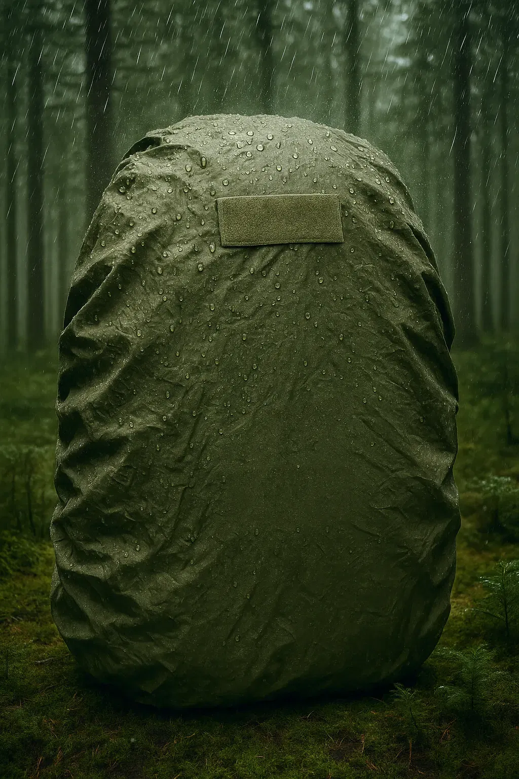 Tasmanian Tiger Regenschutz für Rucksack – olivgrün, wasserabweisend, elastisch - Bild 1