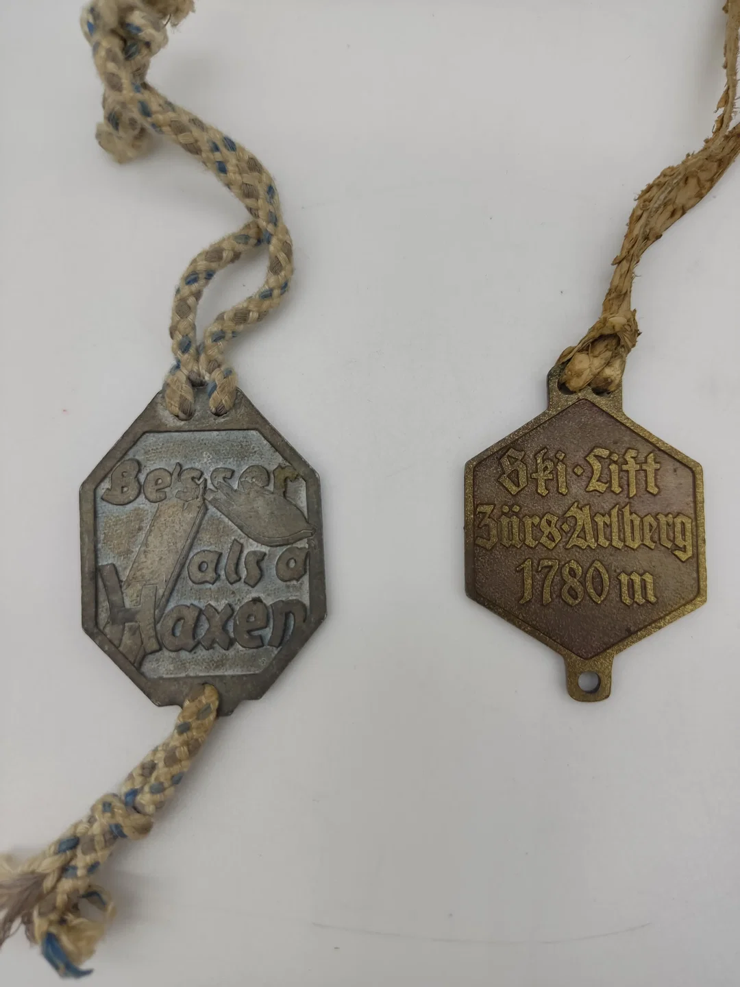 7x Vintage Ski-Anhänger/Medaillons – Bild 9