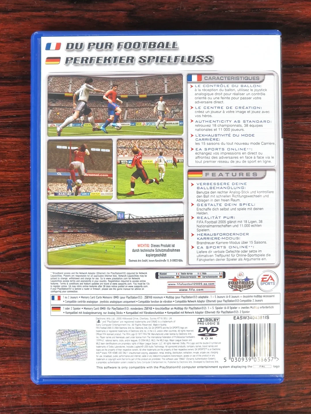 FIFA Football 2005 - PlayStation 2 - PS2 - Fussball Spiel – Bild 2