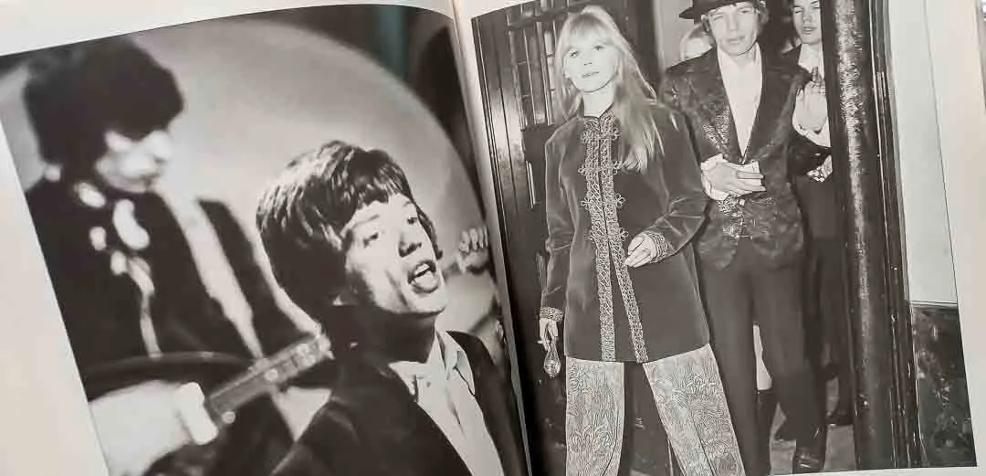 The Rolling Stones – Nostalgisches Band-Poster XL (Portrait-Motiv, S/W-Optik) – Bild 2
