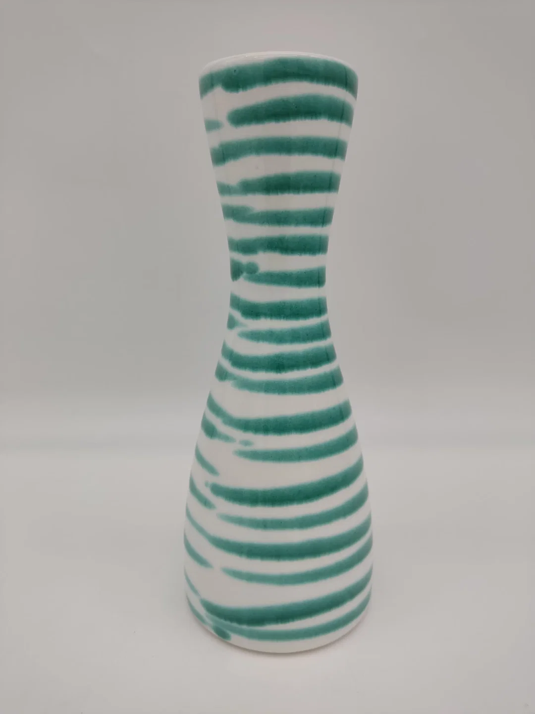 Gmundner Kermik - Blumenvase grün geflammt – Bild 5