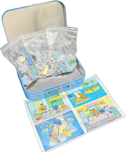 Die Maus Metallkoffer mit drei unterschiedlichen Puzzels - Bild 2