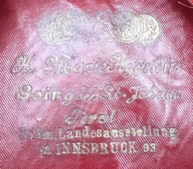 Antiker Trachtenhut Damen 1893 – Bild 6
