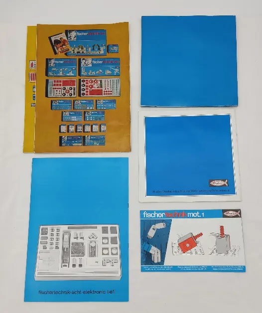 Fischer Technik - Vintage Konvolut Bauanleitungen - 32 Stück – Bild 5