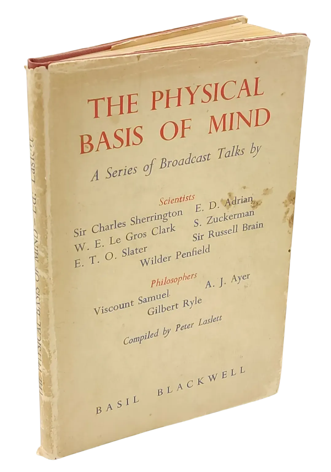 The physical basis of mind - Peter Laslett - Bild 2