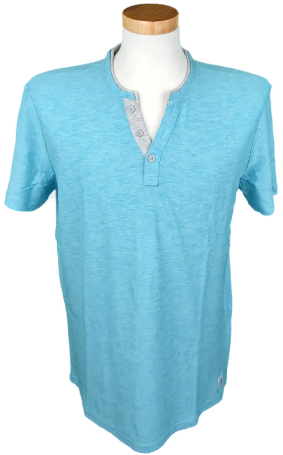 Tom Tailor Herrenshirt blau/weiß Gr. L – Bild 1