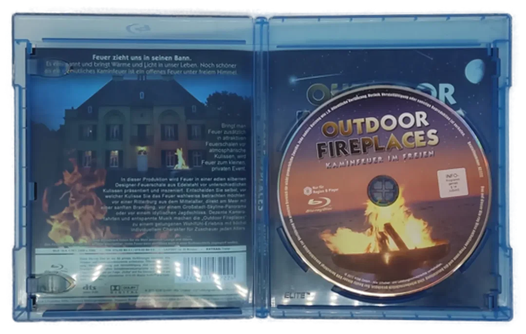 Blu-Ray "Outdoor Fireplaces" Kaminfeuer im Freien – Bild 3